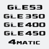 Trunk Words Logo Badge Emblem Decal for Mercedes-Benz GLE / GLE53 / GLE63 | AMG Sticker