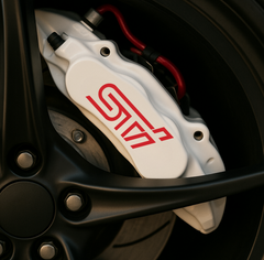 Subaru STI Brake Caliper Decals – Universal Fit | Set of 8 (3" to 6")