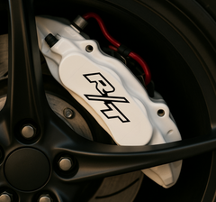 R/T High-Temp Brake Caliper Decal Set (4pcs) – Multiple Sizes & Colors