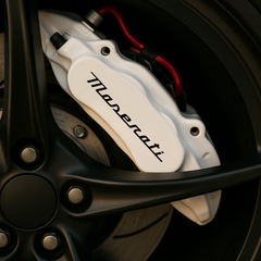 Maserati Brake Caliper Decals – Universal Fit | Set of 8 (3" to 6")