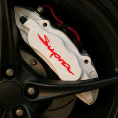 Toyota Supra Brake Caliper Decals – Universal Fit | Set of 8 (3" to 6")