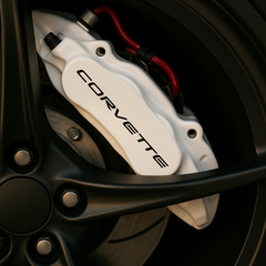 Corvette Brake Caliper Decals – Universal Fit | Set of 8 (3" to 6")