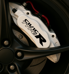 Honda Type R Brake Caliper Decals – Universal Fit | Set of 8 (3" to 6")