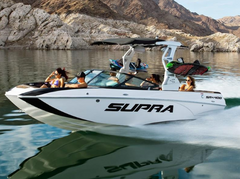 Calcomanías SUPRA para barcos y yates (2 unidades, vinilo de alta calidad, 50")