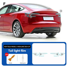Precut PPF for Tesla Model 3 Highland (2024–2025) | TPU Headlight, Mirror & Door Handle Protection