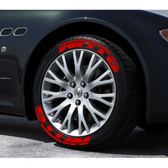 NITTO 3D Rubber Stereo Waterproof Tire Letter Sticker | Car & Moto