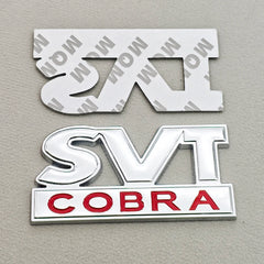 3D Metal SVT Cobra Badge Emblem | Grille & Trunk Sticker for Ford Mustang