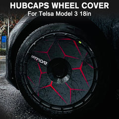 19" DIY Wheel Cover Hub Caps for Tesla Model Y | 4-Piece Style Change Replacement Set