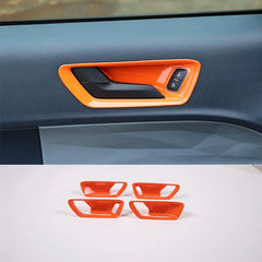 ABS Center Control Panel & Steering Wheel Decoration Trim for Ford Maverick (2022) | Orange / Color Options