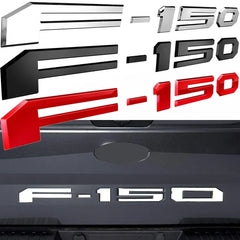 3D F-150 Letters Nameplate Built Badge Sticker for Ford F-150 Rear Tailgate / Trunk