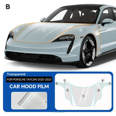 Precut PPF for Porsche Taycan (2020–2023) | 9-Mil TPU Paint Protection Film Clear Bra