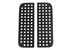 Rear Door Window Glass Decoration Cover Trim Decals for Jeep Wrangler JL JT 2018 2019 2020 2021 2022 2023 2024 2025 Accessories