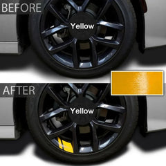 Reflective Wheel Hub Decal Set (6 Pcs) – Rim Cover Sticker | Dodge, Chrysler & Jeep | Red, Yellow, Black