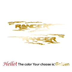 Off-Road Door Side Decal for Ford Ranger Raptor Pickup (2-Piece) | Auto Vinyl Body Graphics