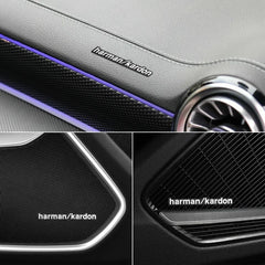 Harman Kardon 3D Aluminum Sticker Decal for Mercedes-Benz / BMW / Land Rover / Volvo | Speaker Badge