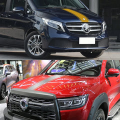 Universal Sport Hood Cover & Side Graphic Vinyl Wrap | Auto Tuning Sticker