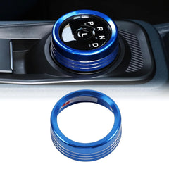 Aluminum Alloy Gear Shift Switch Button Ring Trim Cover | Mecha Style Knob (metyoucar ISO9001)