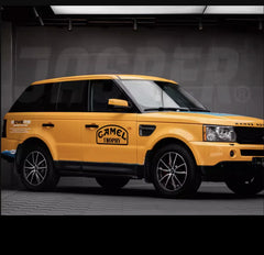 Camel Trophy-Style Door & Body Decal for Land Rover Defender 90/110, Range Rover Evoque & LR4 | Off-Road Vinyl Pair