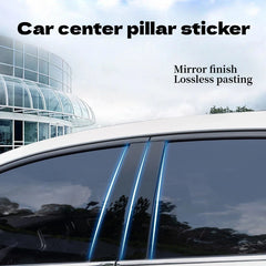 Fit For Jeep Cherokee KL 2014-2023 Gloss Black Door SIde Decor Pillar Post Window Moulding Trim Stiker Cover Accessories Set