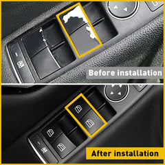 Window Switch Button Cover Cap for Mercedes-Benz W204/W212/W463 | 4-Piece