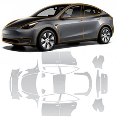 Precut PPF for Tesla Model Y (2020–2024) | 9-Mil TPU Paint Protection Film Clear Bra