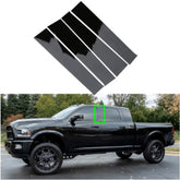 Gloss Black Pillar Post Trim Cover – Dodge Ram 1500 2500 3500 (2009–2018)
