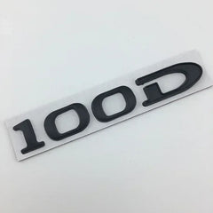 For Tesla MODEL 3 S X Y 75D 85D 90D 100D Rear Boot Trunk Tailgate Emblem Badge Sticker 3D Metal Car Styling Accessories