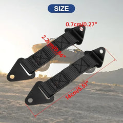 2PCS X3 Door Limiter Straps For Can-Am Maverick X3 2017-2023 Black Limit Straps Fixed/Adjustable length Accessories