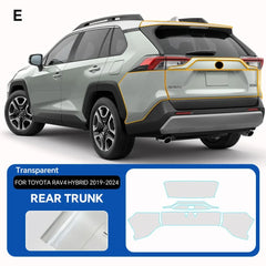 Precut PPF for Toyota RAV4 Hybrid XA50 (2019–2025) | 9-Mil TPU Paint Protection Film