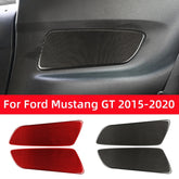 Carbon Fiber Rear Door Trim for Ford Mustang GT (2015-2021) | Interior Decal Kit