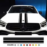 Hood Cover Sticker for Mercedes-Benz A / GLA / GLC / CLA 45 AMG W176 / C117 / W204 | Vinyl Decal