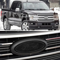 22.3X9cm Car Front Grille Emblem Sticker Rear Trunk Decal Replacement Accessories For Ford F150 F250 Edge Escape Transit Fusion