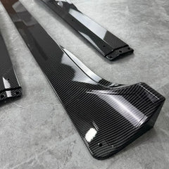 4pcs Side Skirts Spoiler Body Kits For Tesla Model Y 3 Highland Guard Extension Rocker Panels 2017-2024 Splitters Accessories