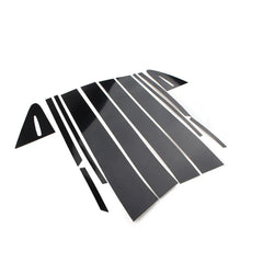 Car Pillar Posts Door Window Trim Cover Stickers Decal for Toyota Corolla E210 Hatchback 2019 2020 2021 2022 2023