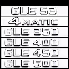 Trunk Words Logo Badge Emblem Decal for Mercedes-Benz GLE / GLE53 / GLE63 | AMG Sticker