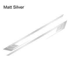 Jeep Cherokee XJ Retro Hockey Stick Racing Side Stripe Decal – Body Door & Side Skirt Vinyl (2 Pcs) | 8 Finishes