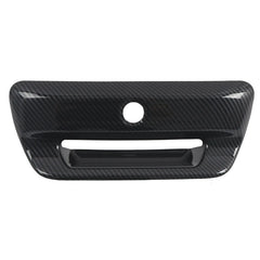 For Dodge Ram 1500 2019 2020 2021 Carbon Style Tailgate Rear Door Handle Bowl Taillight Tail Light Lamp Cover Trim Car Styling