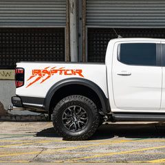 Claw Style Truck Bed Side Decal for Ford F-150 / Ranger Raptor | Pickup Vinyl Graphics 2-Pack