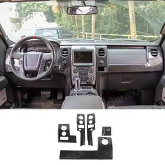 Carbon Fiber Grain Interior Decoration Cover Stickers for Ford F-150 | SHINEKA Color Change Kit