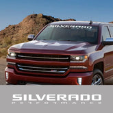 Front Windshield Decal for Chevrolet Silverado 1500 / 2500 / Z71 | Custom Vinyl Graphic