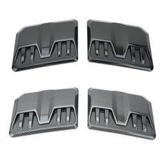 2PCS Air Intake Grille Inlet Trim for Ford Ranger Raptor Everest 2022-2024 Car Exterior Hood Vent Scoop Decorative Cover