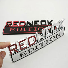 Universal Redneck Edition Emblem Badge | Ford F-150 / Silverado / RAM / Toyota / Jeep Trucks