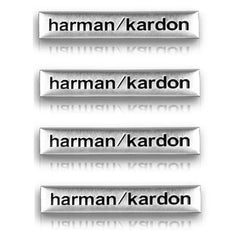 Harman Kardon 3D Aluminum Sticker Decal for Mercedes-Benz / BMW / Land Rover / Volvo | Speaker Badge
