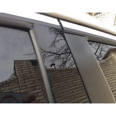 For Buick Lacrosse 2010-2016 6PCS Glossy Black B C Pillar Stickers Window Door Column Trim Cover Decoration Styling Accessories