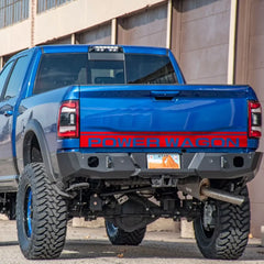 Power Wagon Tailgate Custom Letter Decal for Dodge RAM 1500 / 2500 Rebel | 12-Color Vinyl Sticker