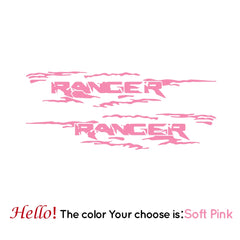 Off-Road Door Side Decal for Ford Ranger Raptor Pickup (2-Piece) | Auto Vinyl Body Graphics