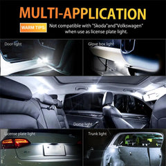 AUXITO T10 194 W5W Ultra-Bright Canbus LED | 2–10 Pack Interior