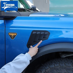 Body Wheel Brow Side Fender Grill Sticker for Ford Bronco (2021–2026) | JIDIXIAN ABS Trim