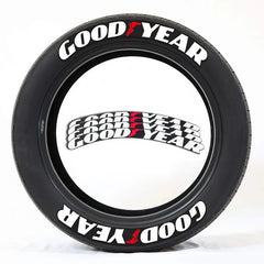 GOODYEAR 3D Wheel Logo Tyre Letter Sticker | OLPAY Cool Car Decal
