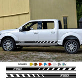 Door Side Skirt Stripe Decal for Ford F-150 Raptor | 2-Piece Pickup Truck Vinyl Graphic